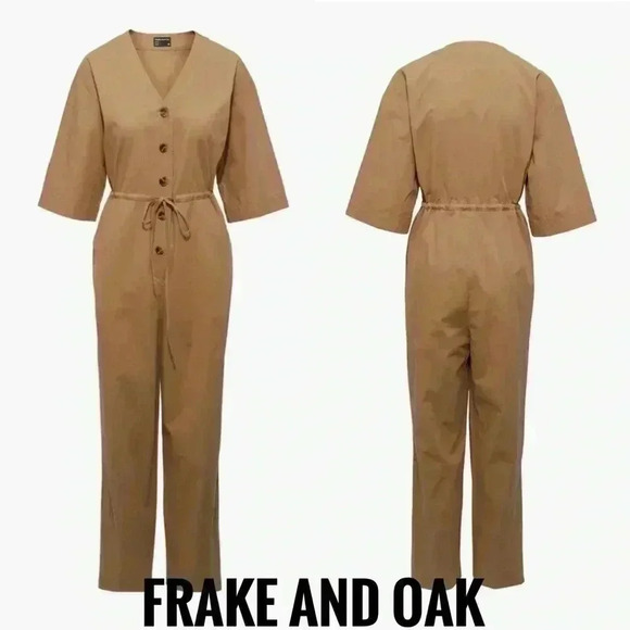 BNWT  Frank and Oak Women’s The Kapok Jumpsuit size L - Picture 1 of 5
